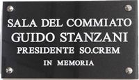 targa Sala del Commiato Guido Stanzani