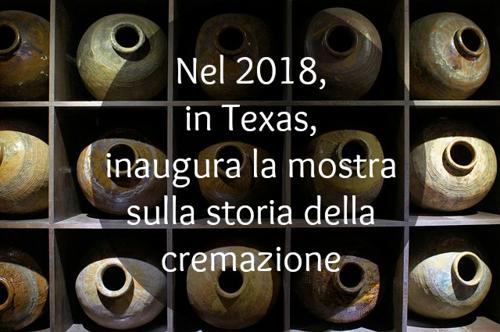 La mostra sulla cremazione in Nord America