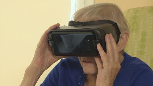 malata terminale sperimenta la realtà virtuale