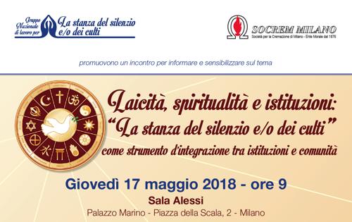 Stanze del Silenzio: evento a Milano