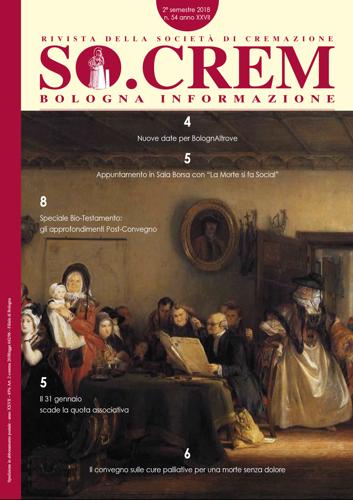 Copertina rivista socrem novembre 2018