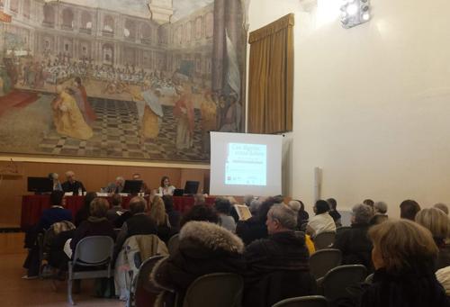Aula convegno cure palliative a Bologna