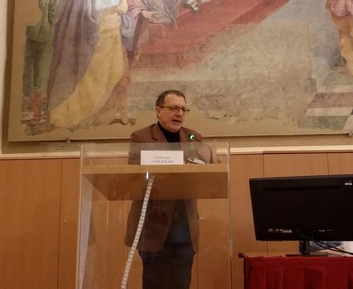 Stefano Canestrari durante il convegno