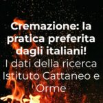 Cremazione: la preferita dagli italiani